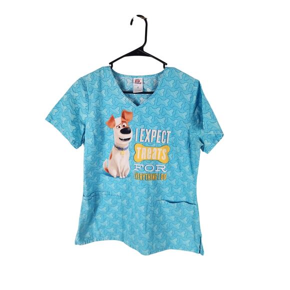 Secret Life of Pets Scrub top women's medium - Picture 1 of 3
